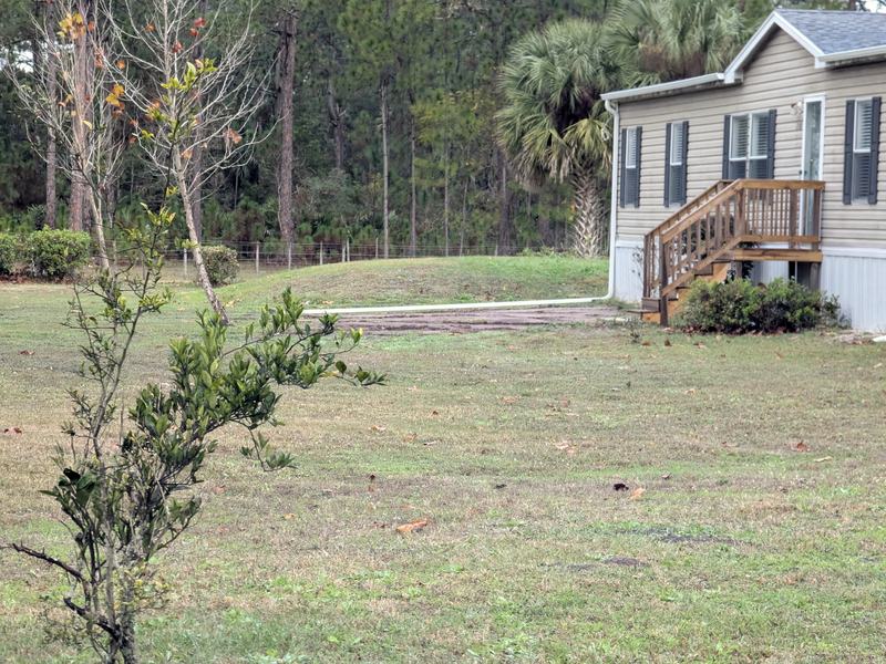 New swale and downspout line to daylight, Paisley, Florida