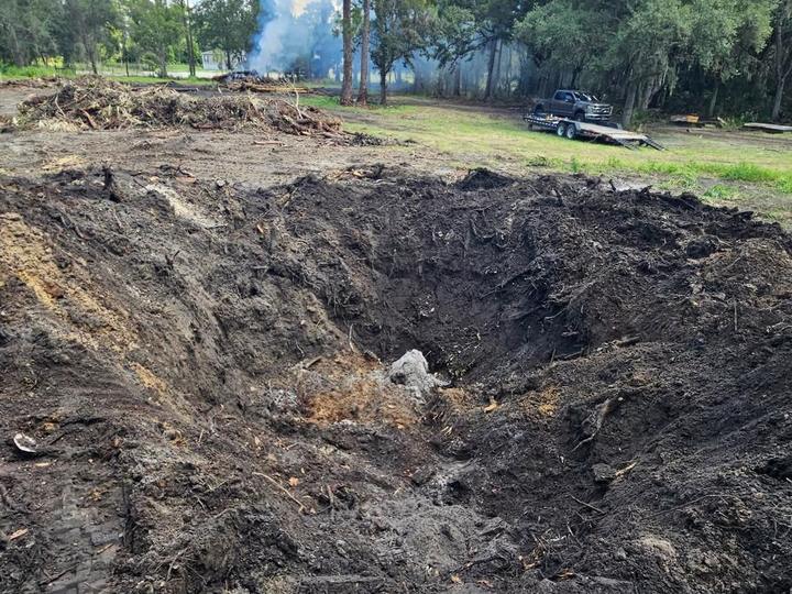 Debris and storm, Central Florida