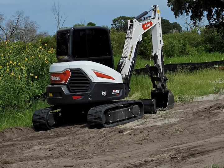 Compact excavator, Central Florida
